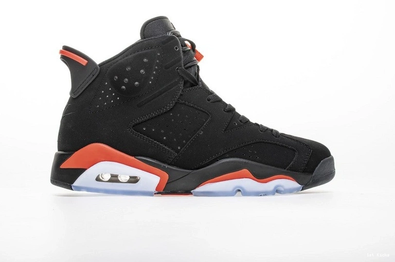 384664-060 Infrared Jordan 6 Air Retro Black 0924